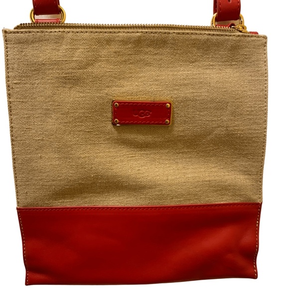 UGG Tan Canvas purse - Picture 2 of 6
